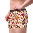 thumbnail image 2 of Yiaed Skull Retro record lips Print Men's Soft Cotton Boxer Shorts Breathable Boxers Underwear Moisture-Wicking Underwear Stretch Boxer Briefs for Man-Large, 2 of 5