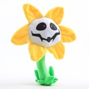 9.84 Inch Undertale Flowey Plush, Unique Flower Stuffed Hugger, Game Cosplay Decor & Gift