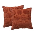 thumbnail image 3 of veasfak 2x Housses de Coussin Citrouille Hôtel 45x45cm Décoratives Lit Automne Housse de Coussin Rouge Rouille, 3 of 9