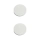 thumbnail image 2 of Advancent 10 pack/lote suministros de arte y artesanía imprescindible pegatina de ventosa confiable fácil de adherir sin arañazos blanco 6cm Blanco 6cm 2Conjunto, 2 of 6
