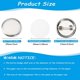 thumbnail image 2 of 1800 Pcs Blank Button Making Supplies 25mm/1Inch Back Button Pin Making Kit Metal Badge Parts for Button Making Machine, 2 of 5