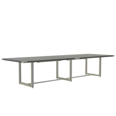 Mirella Conference Table Sitting Height - 12' Stone Gray