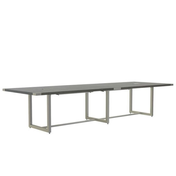 Mirella Conference Table Sitting Height - 12' Stone Gray