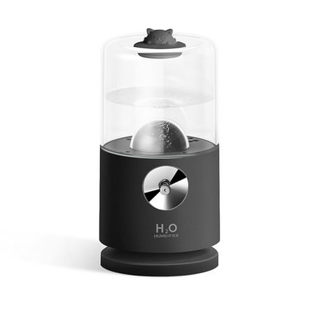 

Portable Mini Projection Humidifier 400ml Small Cool Mist Humidifier USB Personal Desktop Humidifier For Bedroom Office Home Super Quiet 90° Automatic Rotation