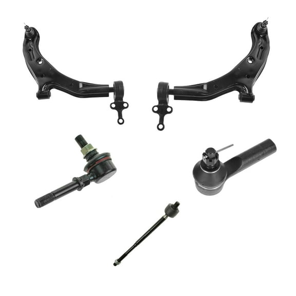TRQ 8 pc Front Control Arms Tie Rods Sway Bar Link Kit for 01-06 Nissan Sentra PSA58755 Fits select: 2001 NISSAN SENTRA CA