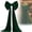 Blackish Green, variant on Large White Velvet Christmas Tree Topper Bow 79 x 16 Inch, Extra-Large Holiday Bow with Long Tails for Tree Door Wall Wreath Decor
