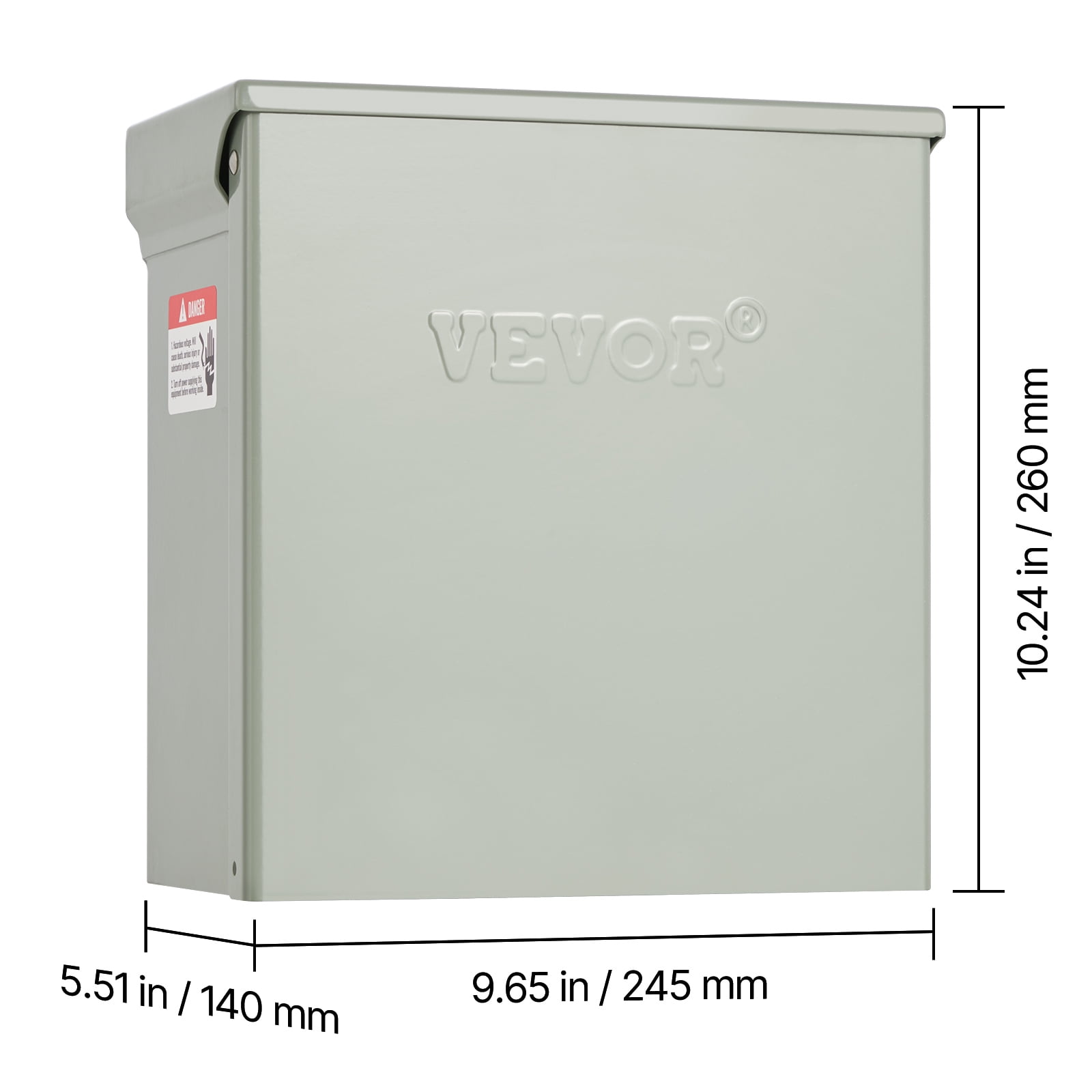 VEVOR Temporary Power Outlet Panel,20 30 50 Amp, RV EV Electrical Outlet Panel, with NEMA 50 Amp NEMA 30 Amp GFCI 20 Amp Receptacle Installed, Pre-Wired IP54 Weatherproof Box,for RV Camper Motorhome