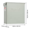 thumbnail image 5 of VEVOR Temporary Power Outlet Panel,20 30 50 Amp, RV EV Electrical Outlet Panel, with NEMA 50 Amp NEMA 30 Amp GFCI 20 Amp Receptacle Installed, Pre-Wired IP54 Weatherproof Box,for RV Camper Motorhome, 5 of 9