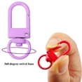 thumbnail image 5 of 60Pcs Swivel Snap Lobster Claw Clasps, DIY Keychain & Lanyard Hardware Hooks for Bag Charm Jewelry Making, 5 of 7