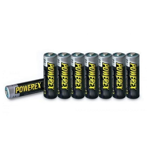 Powerex MH-8AA270-BH 2700mAh 16-Pack AA NiMH Rechargeable Batteries w/Carrying Case