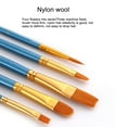 thumbnail image 3 of Office Supplies, Acrylic Paint Brush Set 10Pcs Nylon Hair Brushes For All Purpose Oil, Student Gifts, 3 of 8