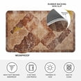 thumbnail image 3 of Beige Boho Door Mat Indoor Outdoor,Ethnic Modern Geometric Abstract Art Western Non Slip Welcome Mat with Rubber Backing,Absorbent Fabric Front Door Mats Entryway Rug for Home Patio Entrance 16"x24", 3 of 8