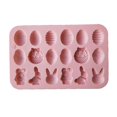 thumbnail image 3 of Paquete de 4 moldes de silicona YONGSHENG para huevos de Pascua conejito y chocolate 18 agujeros, 3 of 5