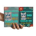 thumbnail image 3 of American Shorthair Dad Like a Regular Dad Only Cooler Happy Father's Day Travel Passport Wallet Cat Lover Kitten Owner Gifts PU Leather Passport Holder Cover - 02007, 3 of 5