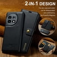 thumbnail image 3 of Retro 2 In1 Detachable Leather Wallet Case for OnePlus 12 OnePlus11 OnePlus 10R 10Pro ACE Nord N20 N200 Nord2 9RT 9Pro OnePlus9 8T 8Pro Wallet Case with Card Holder Magnetic Leather Phone Cases, 3 of 9