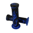 thumbnail image 1 of MYG 7/8\" 22mm Rubber Flame Handle Grips Flame Soft Motorcycle Handlebar Hand, 1 of 6