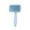 Blue, variant on Nebwoak Self-Cleaning Dog & Cat Brush - Pet-Friendly Grooming Tool for Shedding, Hair Removal & Exfoliating, Ergonomic Handle, Travel-Sized, 3 Colors (Blue/Pink/Orange-Green)