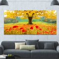 thumbnail image 3 of Designart - Bel Arbre Jaune d'Automne - Grande Impression sur Toile Florale, 3 of 4