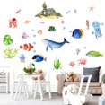 thumbnail image 3 of 3D Underwater World Fluorescent Wall Sticker Removable Glow In The Dark Sticker, 3 of 8