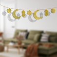 thumbnail image 5 of 2 Juego de adornos colgantes de luna y estrella, colgante acrílico Eid, suministros para fiestas, 1 Juego, 5 of 5