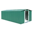thumbnail image 3 of vidaXL Outdoor Storage Shed Garden Shed Metal Storage Backyard Patio Shed Gray, 3 of 8