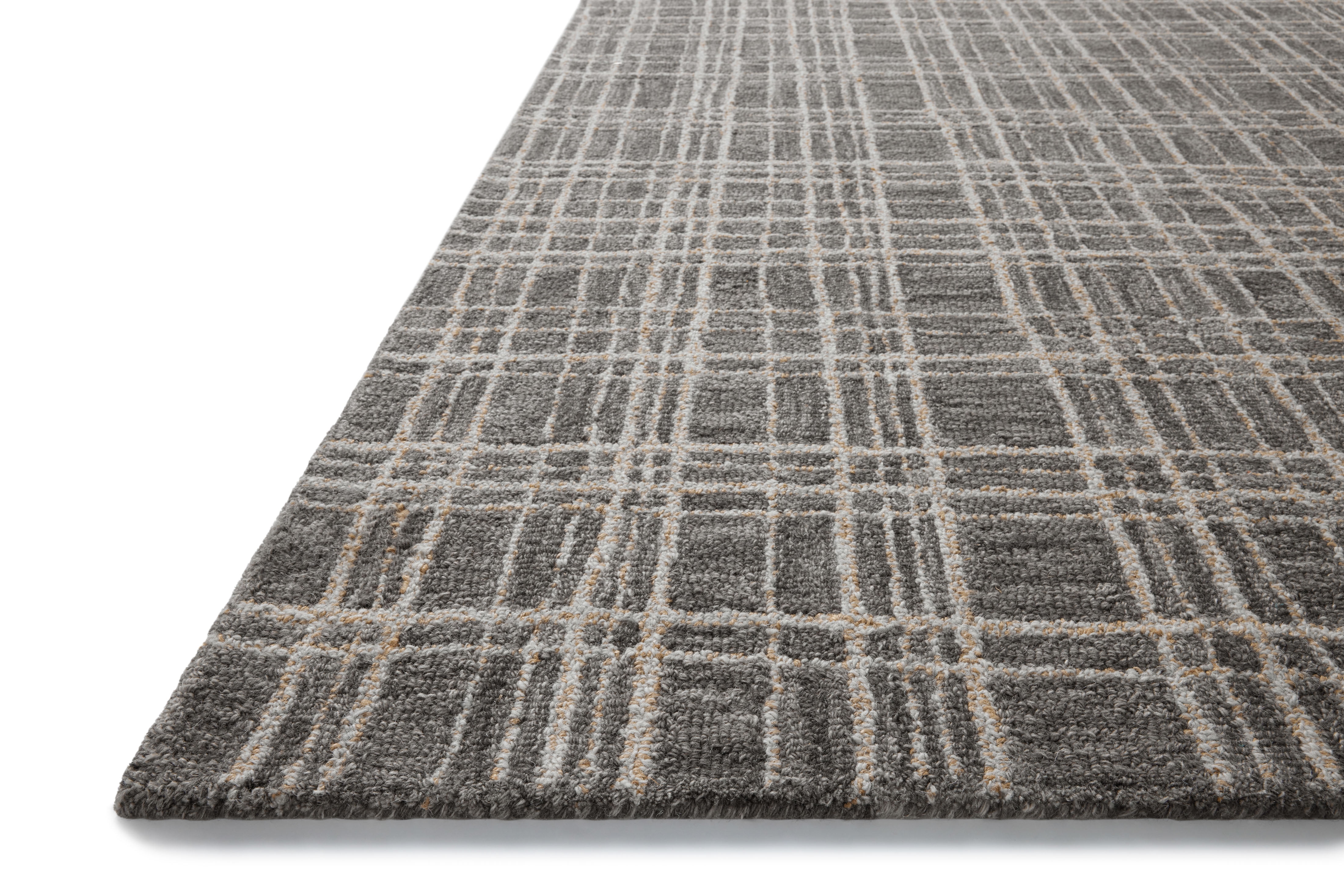 Chris Loves Julia x Loloi Polly Graphite / Pebble 2'-0" x 5'-0" Accent Rug