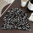 thumbnail image 4 of Byfri Sequin Crochet Skull Cap Hollow Out Summer Beanie Hat for Beach Parties Black 54-58cm, 4 of 7