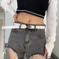 thumbnail image 2 of Ins style spicy girl high-end jeans star women's belt trendy american retro personality Waist Pants., 2 of 5