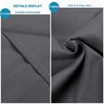 thumbnail image 3 of y Microfiber Standard Pillow Shams Set of 2, Fade, Wrinkle and Shrinkage Resistant Soft Pillow Covers with Envelope Closure Euro Sham Covers (Dark Grey, 20x26 Inches), 3 of 5