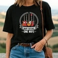 thumbnail image 2 of Many Guitars One Wife T-Shirt – Funny Guitar Player Tee, Musician Humor Graphic Shirt, 2 of 5