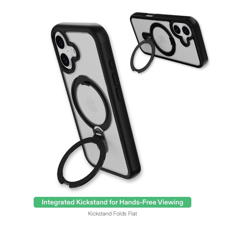 onn iPhone 17 MagSafe Case with Rotating Kickstand photo 2