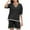 2 Black, variant on XIAfhje Womens Lounge Set 2 Piece Sweater Sets Pajamas Lounge Sets Matching Outfits Short Sleeve T-Shirt Shorts Sleepwear Loungewear Sweatsuits