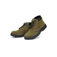 thumbnail image 4 of SIMANLAN Men Durable Safety Boot Comfort Steel Toe Ankle Bootie Construction Slip Resistant Lace Up Work Shoes Green 9, 4 of 5