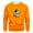 Orange, variant on Men Christmas Sweatshirt Graphic Casual Crew Neck Pullover Long Sleeve Tops Blouses Shirts Army Green M