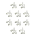 thumbnail image 3 of Scienceny 4 piezas puerta ventana vidrio Pin blanco regulador tornillo Auto repuestos vehículo montaje pernos reemplazo para Como se muestra 10piezas, 3 of 6