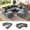 Gray, variant on BedLuxury 140" Extra Large Modular Sectional Cloud Sofa with 2 Removable Storage Ottoman, Extra Deep Seat Couch, Living Room Furniture, Chenille Beige