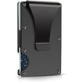 thumbnail image 1 of Cartera minimalista para hombre, billetera de metal con clip para dinero, tarjetero delgado de aluminio con bloqueo RFID Ormromra CZJP-ZC70, 1 of 6
