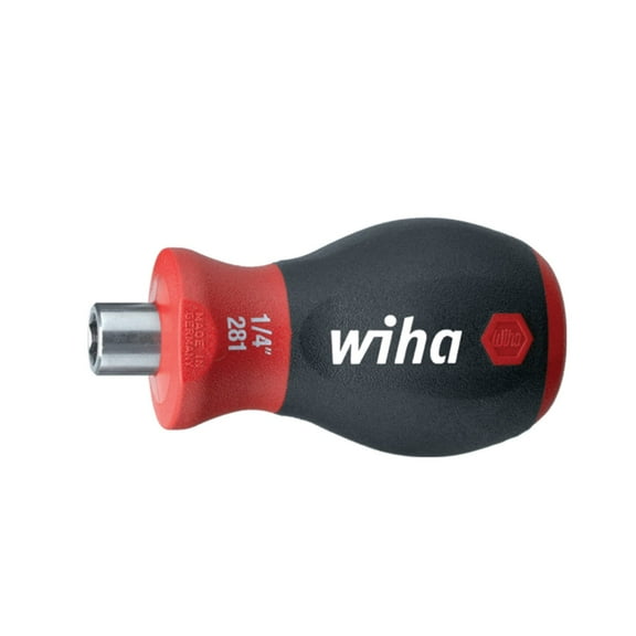 Wiha 28103 SoftFinish 1/4" Stubby Bit Holder Magnetic