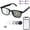 Black, variant on UNIFULL Smart Glasses for Women Men, Bluetooth Glasses with Photochromic Lenses Touch Control Voice Assistant for Clear Audio Remote Photography, Perfect for Indoor Outdoor, White