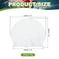 thumbnail image 2 of Gorra de natación de silicona Uxcell, impermeable, cómoda, antideslizante, para mujeres, hombres, adultos, cabello largo y corto, blanca, 2 of 6
