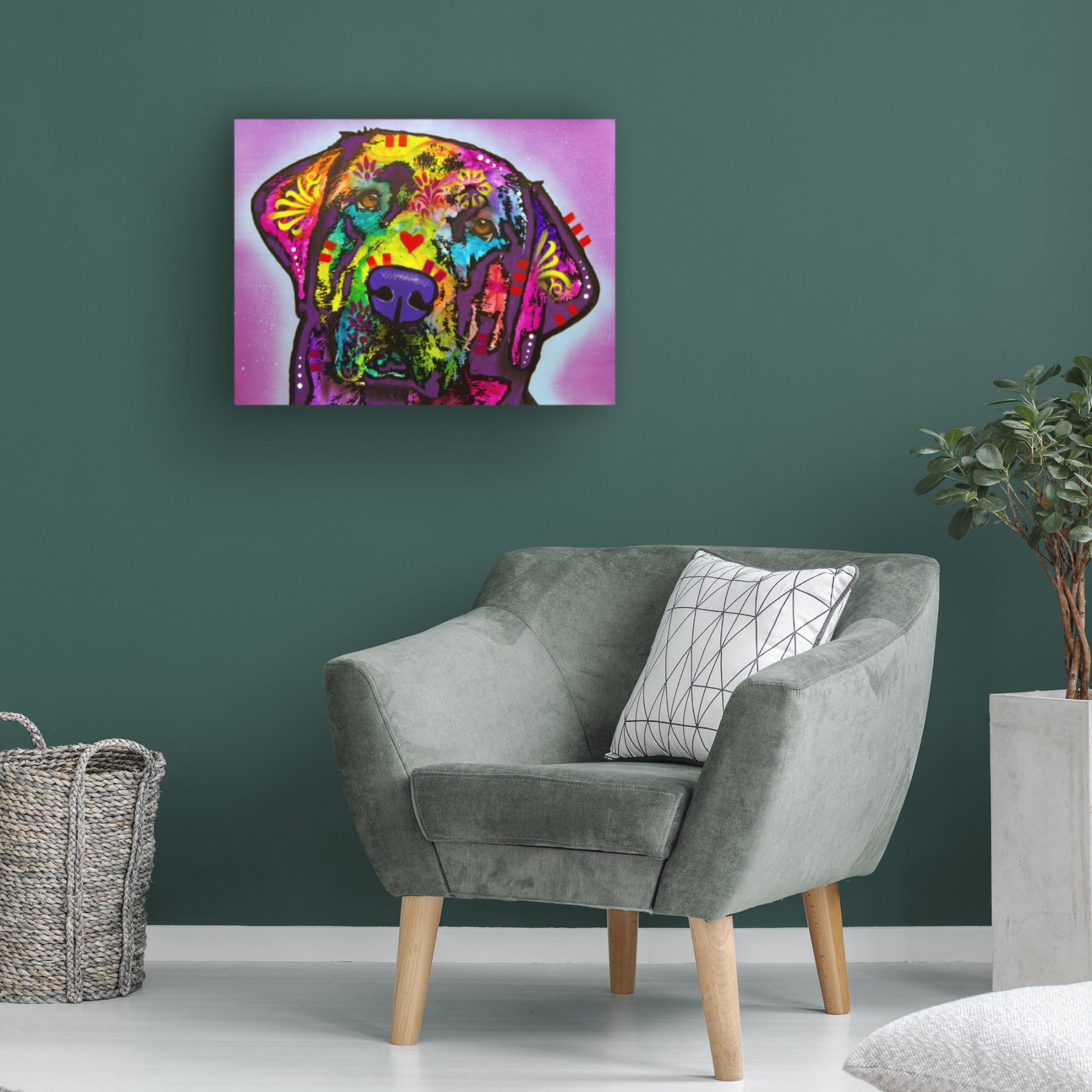 Canvas Wall Art - Dean Russo 'Labb' Wall Art for Living Room, Bedroom, or Office Décor by Trademark Fine Art - 47 x 35 Inches