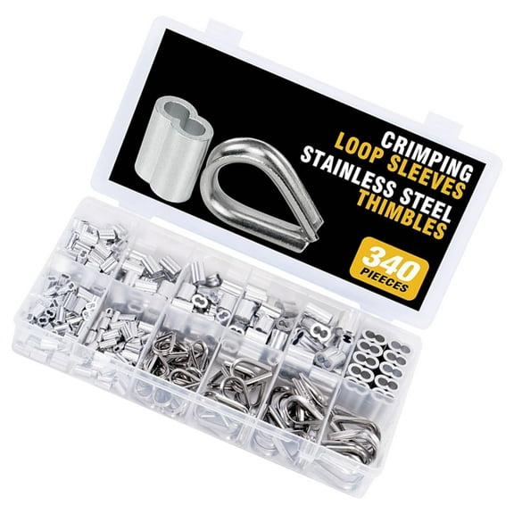 Aluminum Crimp Sleeves Single/Double hole Crimping Tube Wire Crimp Connection