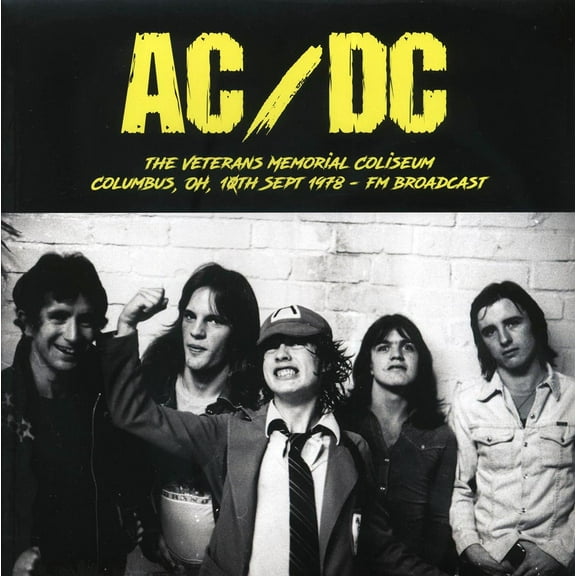 AC/DC - The Veterans Memorial Coliseum, Columbus, OH, 10th Sept 1978 FM Broadcast (ltd. 500 copies made) - Vinyl LP