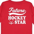 thumbnail image 4 of Inktastic Future Hockey Star Childs Sports Boys or Girls Long Sleeve Toddler T-Shirt, 4 of 5