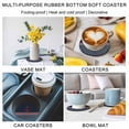 thumbnail image 5 of Navy Blue Morocco Coasters Set of 4, Absorbent Coasters for Drinks, Red Ocean Nautical Anchor Stripe Coaster for Desk Coffee Table Protection, Home Decor House Warming Gifts 4", 5 of 8