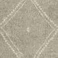 thumbnail image 2 of SAFAVIEH Arizona Aliah Geometric Shag Area Rug, Grey/Ivory, 8' x 10', 2 of 3