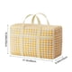 thumbnail image 3 of Bolsa de Almacenamiento Resistente Amarilla 80x50x25cm Poliéster, Asas Reforzadas, Cremallera Doble, Impermeable Organizador de Embalaje para Mudanza de Ropa y Edredones de Gran Tamaño, 3 of 9