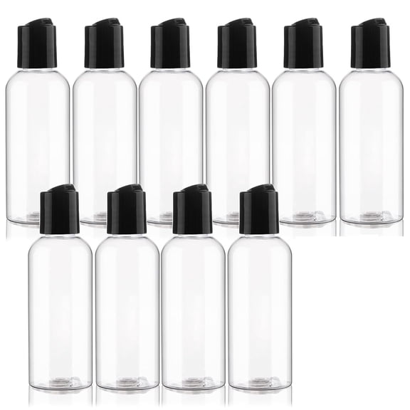 NORIZF 10 Pack 3.4 Oz Travel Bottles for Toiletries Travel Size Containers | Tsa Approved, Leak Proof, Clear Plastic Shampoo Bottles, Empty Squeeze Bottle