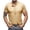 003Khaki, variant on Mens Lightweight Basic Cotton Tops Summer Short Sleeve Henley Shirts Casual Button Henley Soild T-Shirts