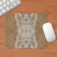thumbnail image 3 of CafePress - Shabby Chic Burlap Lace Mousepad - Non-slip Rubber Mousepad, Gaming Mouse Pad, 3 of 6